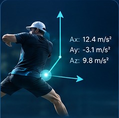 Conceptual acceleration visualization